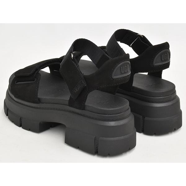UGG W ASHTON ANKLE 【アグ アシュトン アンクル】 【厚底 サンダル ストラップ スタイルアップ】 BLACK | crocs | 01