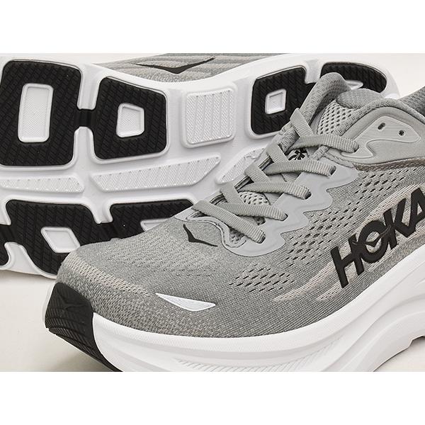 【並行輸入品】[1/3 20:00〜★新春フェア開催]HOKA BONDI 9 [ホカ ボンダイ 9 メンズ] GALACTIC GREY / STELLAR GREY | HOKA ONEONE | 02