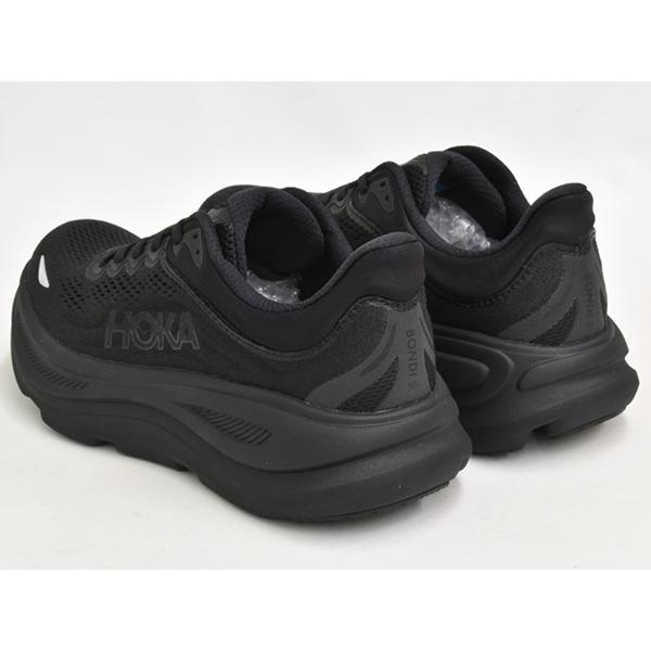 【並行輸入品】[現価格での販売は7/13 2:00まで]HOKA WMS BONDI 9 【ホカ ウィメンズ ボンダイ 9】 BLACK / BLACK (WIDTH:B) | HOKA ONEONE | 01