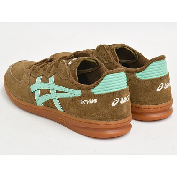 [現価格での販売は5/26 0:00まで]ASICS SportStyle SKYHAND OG 【アシックス スポーツスタイル スカイハンド オージー オリジナル】 BROWN STORM / ICE GREENの画像