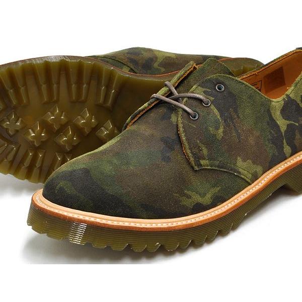 Dr.Martens 3EYE GIBSON SHOE #1461 【ドクターマーチン 3 アイ ギブソン シューズ カモ 迷彩】 BROWN CAMO SUEDE | Dr.Martens | 02