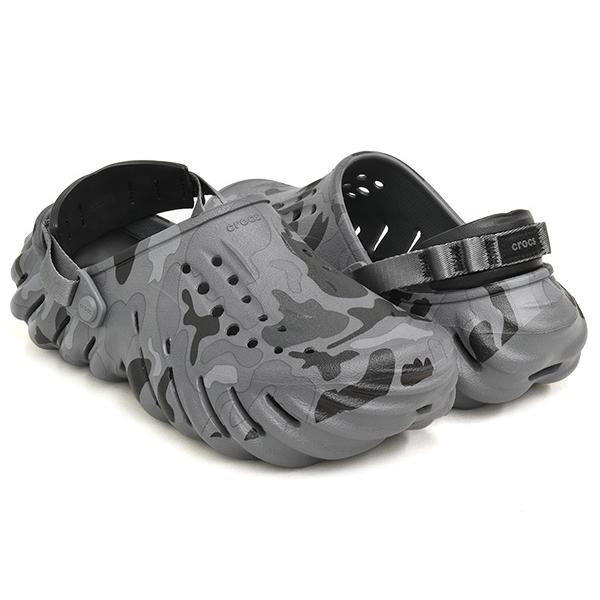 [1/3 20:00〜★新春フェア開催]crocs ECHO DUCK CAMO CLOG 【クロックス エコー クロッグ】 CHARCOAL / BLACK | crocs