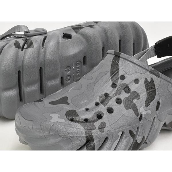 [1/3 20:00〜★新春フェア開催]crocs ECHO DUCK CAMO CLOG 【クロックス エコー クロッグ】 CHARCOAL / BLACK | crocs | 02