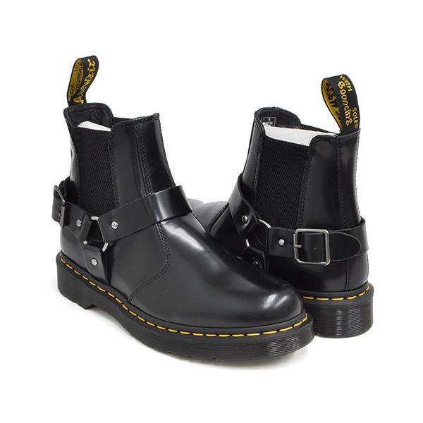 Dr.Martens WINCOX CHELSEA BOOT BLACK POLISHED SMOOTH - シューズ