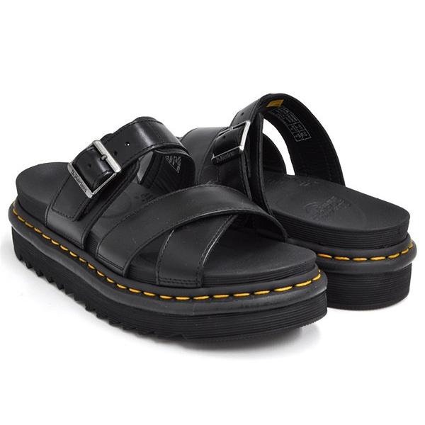 Dr.Martens RYKER SLIDE SANDAL 【ドクターマーチン ライカー】 【ウィメンズ レディース ガールズ ジュニア 女性 サイズ】 BLACK BRANDO｜gettry