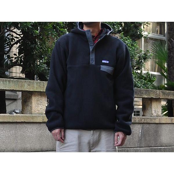 patagonia M's Snap-T Hoody 〔パタゴニア メンズ スナップT フーディ〕 BLACK | patagonia