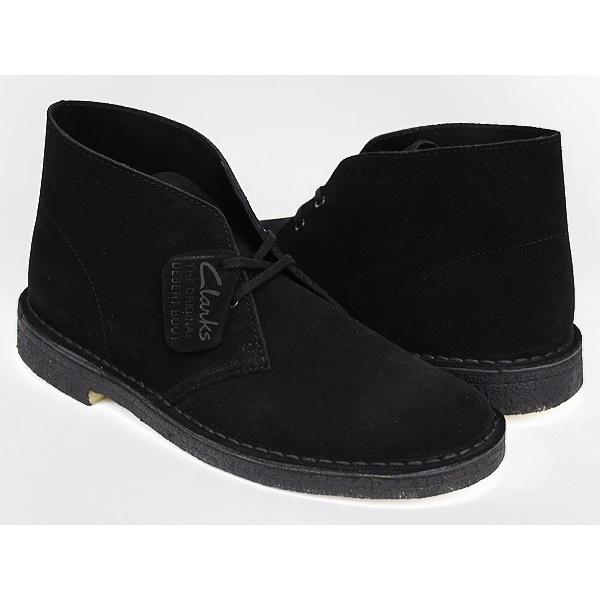 Clarks DESERT BOOT 【クラークス デザートブーツ】 BLACK SUEDE WIDTH:G | Clarks