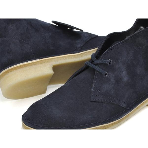 Clarks DESERT BOOT  【クラークス デザートブーツ ウィメンズ】 DARK NAVY SUEDE (WOMENS) WIDTH:D｜gettry｜03