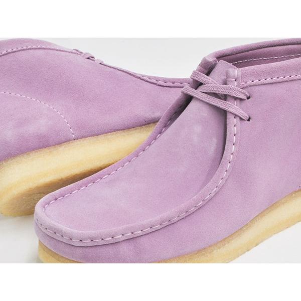 Clarks WALLABEE BOOT 【クラークス ワラビー ブーツ】  LAVENDER SUEDE (WIDTH:G)｜gettry｜03