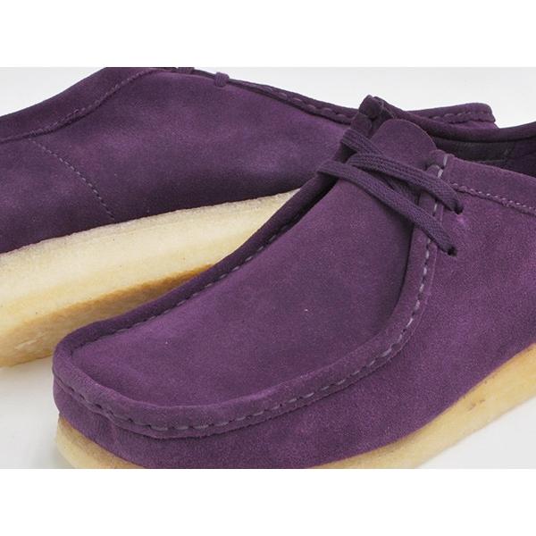 Clarks WALLABEE 【クラークス ワラビー】  DEEP PURPLE SUEDE (WIDTH:G)｜gettry｜03