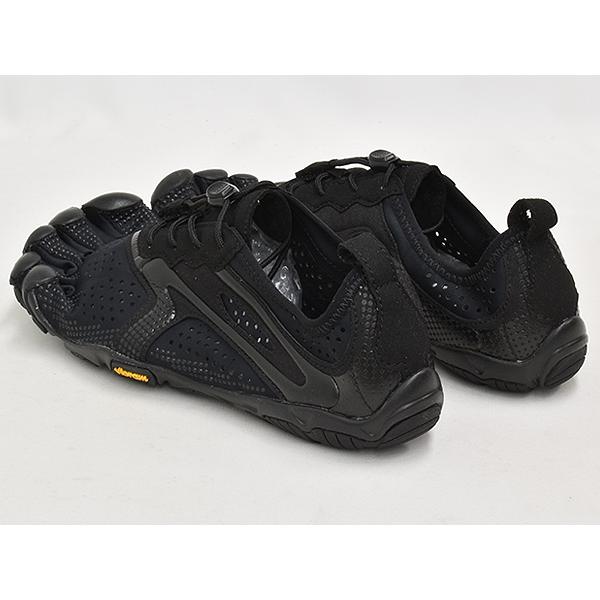 【並行輸入品】 Vibram FiveFingers WOMEN V-RUN 【ビブラム ファイブフィンガーズ ウィメンズ ヴィー ラン】 TOTAL BLACKの画像