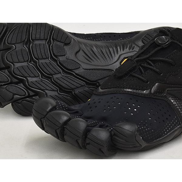 【並行輸入品】 Vibram FiveFingers WOMEN V-RUN 【ビブラム ファイブフィンガーズ ウィメンズ ヴィー ラン】 TOTAL BLACKの画像
