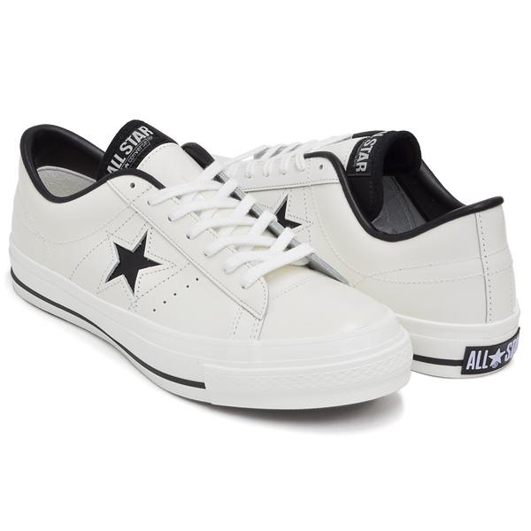 CONVERSE ONE STAR J 【コンバース ワンスター メイド イン ジャパン 日本製】 WHITE / BLACK | ONE STAR