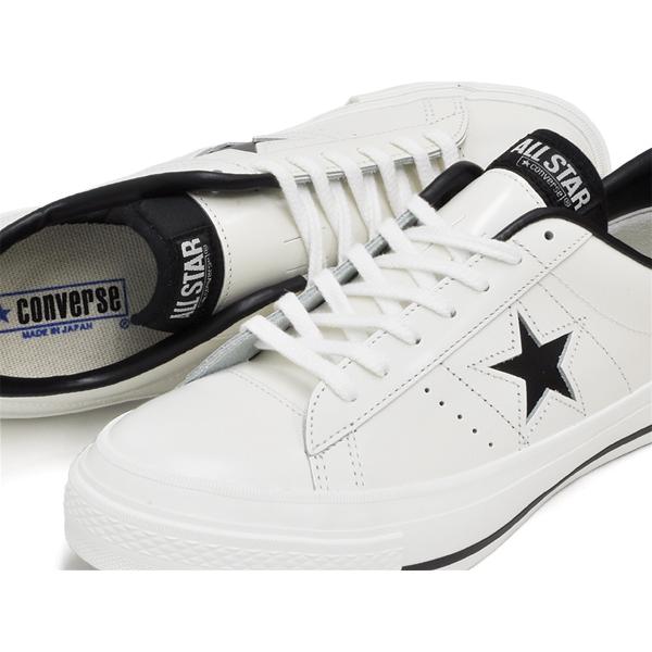 CONVERSE ONE STAR J 【コンバース ワンスター メイド イン ジャパン 日本製】 WHITE / BLACK | ONE STAR | 02