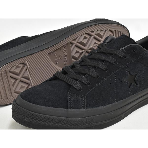 [1/3 20:00〜★新春フェア開催]CONVERSE ONE STAR SUEDE 【コンバース ワンスター スエード スウェード 国内正規品】 BLACK MONOCHROME | CONVERSE SKATEBOARDING | 02