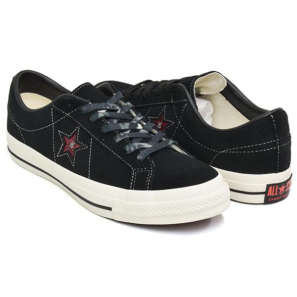[1/3 20:00〜★新春フェア開催]CONVERSE ONE STAR SUEDE / STRANGER THINGS 5 【コンバース ワンスター スエード スウェード】 BLACK | CONVERSE SKATEBOARDING