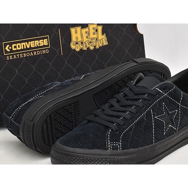 CONVERSE SKATEBOARDING ONE STAR SK / HEEL COLLECTIVE 【コンバース スケートボーディング ワンスター エスケー】 BLACK MONOCHROME (1SE032) | CONVERSE SKATEBOARDING | 02