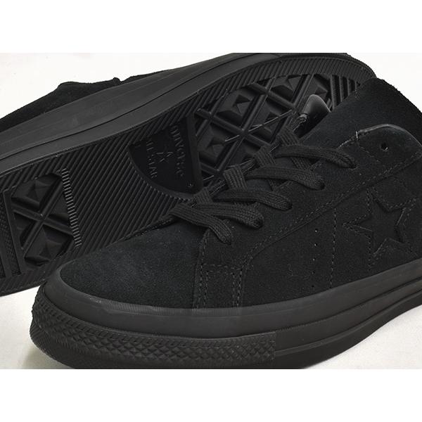 [現価格での販売は7/13 2:00まで]CONVERSE ONE STAR SUEDE MULE 【コンバース ワンスター スエード スウェード】 BLACK MONOCHROME | CONVERSE SKATEBOARDING | 02