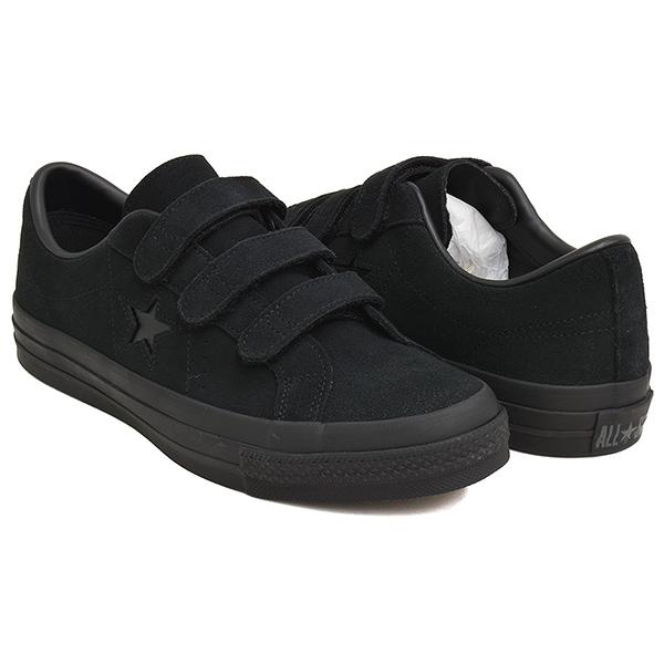 [現価格での販売は5/18 0:00まで]CONVERSE ONE STAR SUEDE V-3 【コンバース ワンスター スエード スウェード】 BLACK MONOCHROME | CONVERSE SKATEBOARDING