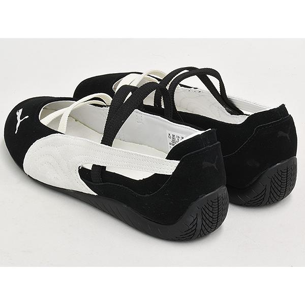 PUMA SPEEDCAT BALLET SD WNS ブラック&ホワイト Cali PUMA SPEEDCAT BALLET SD WNS 【プーマ スピードキャット バレエ