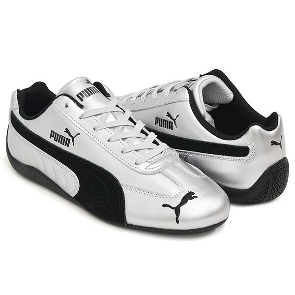 [1/3 20:00〜★新春フェア開催]PUMA SPEEDCAT METALLIC 【プーマ スピードキャット メタリック 国内正規品】 PUMA SILVER - PUMA BLACK | Cali