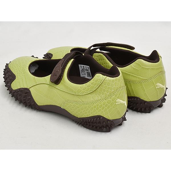 [現価格での販売は6/1 2:00まで]PUMA MOSTRO FEY CROC 【プーマ モストロ フェイ クロコ 国内正規品】 PISTACHIO GREEN - CHOCO BROWNの画像