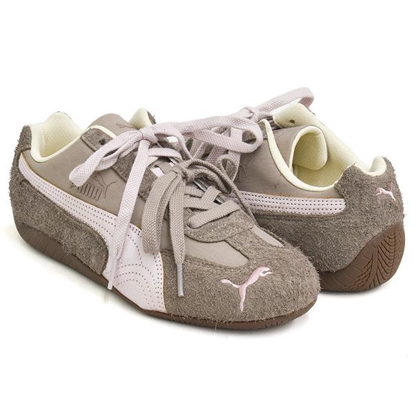 [9/30 10:00まで★決算感謝祭]PUMA SPEEDCAT BRUSHED LUXE WNS 【プーマ スピードキャット ブラッシュド ラックス ウィメンズ】 MOUSE GRAY - GUM | Cali