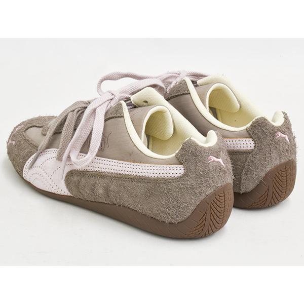 [9/30 10:00まで★決算感謝祭]PUMA SPEEDCAT BRUSHED LUXE WNS 【プーマ スピードキャット ブラッシュド ラックス ウィメンズ】 MOUSE GRAY - GUM | Cali | 01