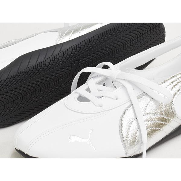 [9/30 10:00まで★決算感謝祭]PUMA SPEEDCAT BALLET NOVA METALLIC WNS 【プーマ スピードキャット バレエ ノヴァ ウィメンズ】 PUMA WHITE - PUMA BLACK | Cali | 02