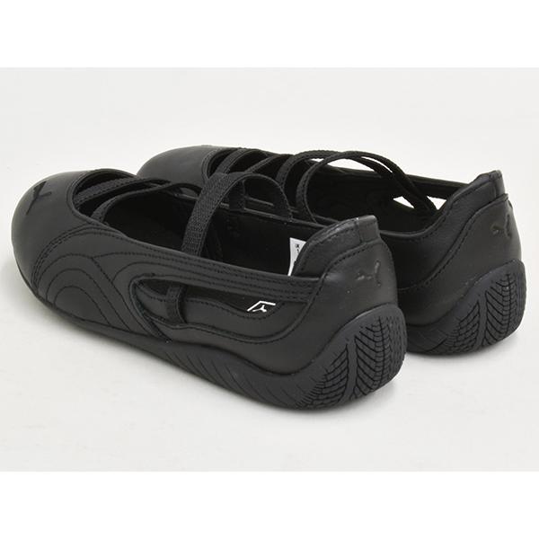 [9/30 10:00まで★決算感謝祭]PUMA SPEEDCAT BALLET LTH PS 【プーマ スピードキャット バレエ レザー ピーエス】 PUMA BLACK | Cali | 01