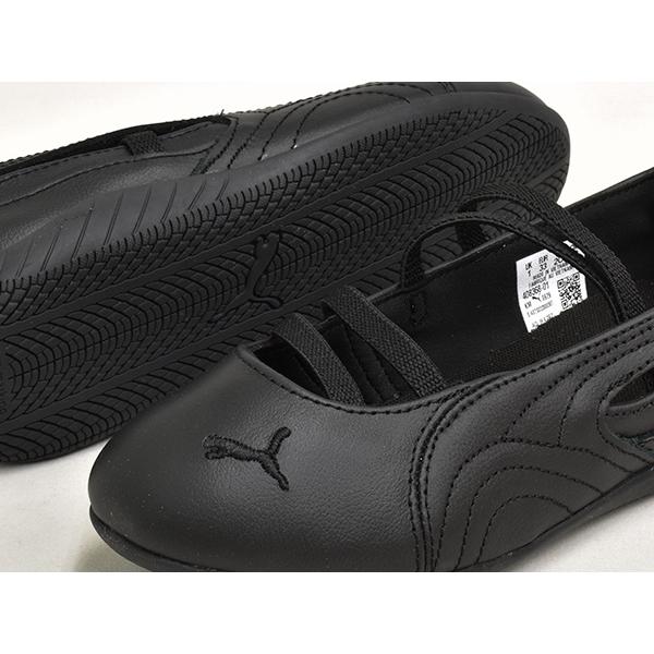 [9/30 10:00まで★決算感謝祭]PUMA SPEEDCAT BALLET LTH PS 【プーマ スピードキャット バレエ レザー ピーエス】 PUMA BLACK | Cali | 02