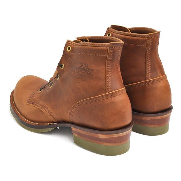 Wesco 8106 WORK SHOE ''100TH ANNIVERSARY'' 【ウエスコ ワーク シューズ ブーツ 100周年 アニバーサリー】 BRITISH TAN DOMANE (WIDTH:E)｜gettry｜02