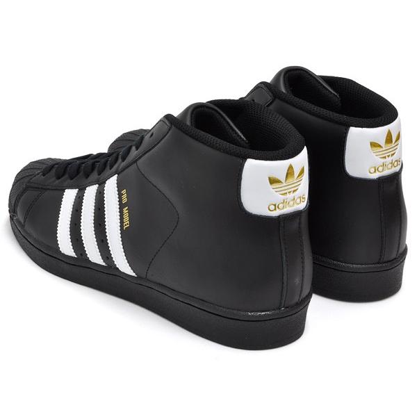 adidas PRO MODEL 【アディダス プロモデル スーパースター】 CBLACK / FTWWHT / GOLDMT｜gettry｜02