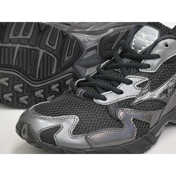 MIZUNO WAVE RIDER 10 【ミズノ ウエーブ ライダー 10 ウェーブ 国内正規品】 BLACK SAND / BLACK SAND / METALLIC GRAY |  | 02