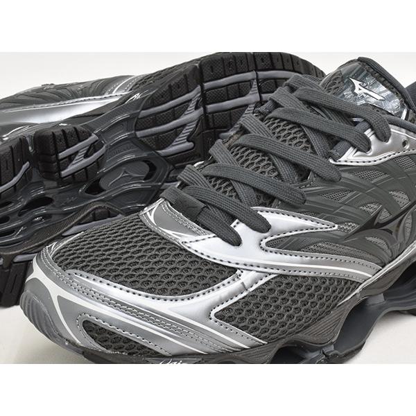 MIZUNO WAVE PROPHECY LS 【ミズノ ウエーブ プロフェシー ライフスタイル 国内正規品】 BLACK SAND / BLACK / METALLIC GRAYの画像