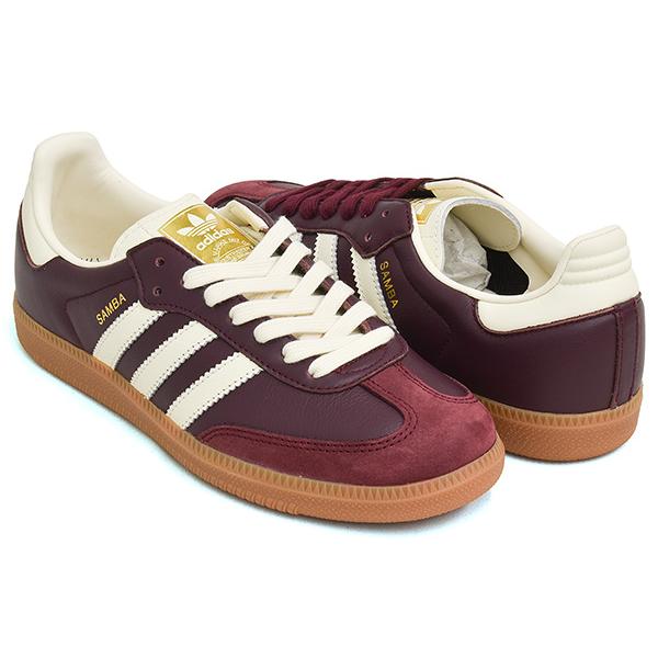 【並行輸入品】[現価格での販売は8/3 0:00まで]adidas SAMBA OG W 【アディダス サンバ オージー】 MAROON / CREWHT / GOLDMT | adidas Originals