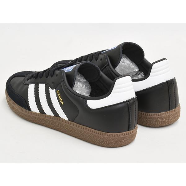 【並行輸入品】[現価格での販売は6/1 2:00まで]adidas SAMBA OG J 【アディダス サンバ オージー ジェー】 CBLACK / FTWWHT / GUM5の画像