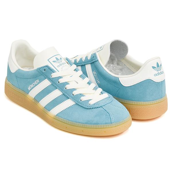 【並行輸入品】adidas MUNCHEN W 【アディダス ミュンヘン ウィメンズ】 PREBLU / OWHITE / SILVMT | adidas Originals