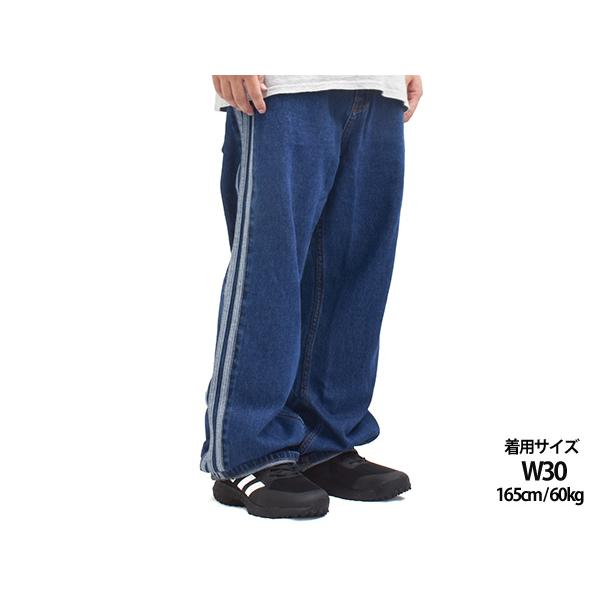 【並行輸入品】[現価格での販売は7/13 2:00まで]adidas FIREBIRD ADICOLOR DENIM PANTS 【アディダス ファイヤーバード アディカラー】 MEDIUM VINTAGE DENIM | adidas Originals