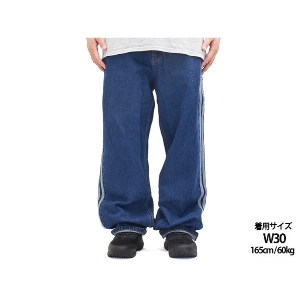 【並行輸入品】[現価格での販売は7/13 2:00まで]adidas FIREBIRD ADICOLOR DENIM PANTS 【アディダス ファイヤーバード アディカラー】 MEDIUM VINTAGE DENIM | adidas Originals | 01