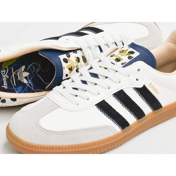 【並行輸入品】 adidas SAMBA OG ''101 DALMATIANS'' 【アディダス サンバ オージー】 CLOWHI / CBLACK / GOLDMT | adidas Originals | 02