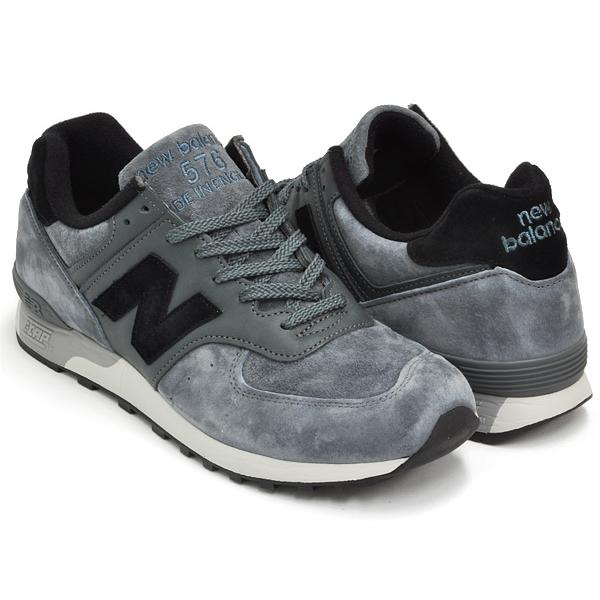 NEW BALANCE M576 PLG 【ニューバランス 576 Dワイズ】 【タフリュクス メイド イン イングランド UK】 GREY / BLACK (WIDTH:D)