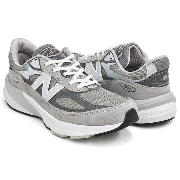 【並行輸入品】[1/3 20:00〜★新春フェア開催]NEW BALANCE M990 GL6 【ニューバランス 990 V6 6代目 D ワイズ】 GREY (WIDTH:D) | New Balance