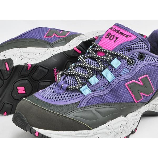 NEW BALANCE ML801 GLD 【ニューバランス 801 Dワイズ】 【AT トレラン ダッド シューズ】 VIOLET FLUORITE (WIDTH:D)｜gettry｜03