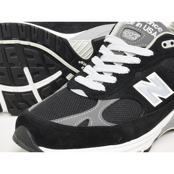 【並行輸入品】[9/14 1:59まで★爆買ウルトラ SALE]NEW BALANCE MR993 BK 【ニューバランス 993】 BLACK / GREY / WHITE (WIDTH:D) | New Balance | 02