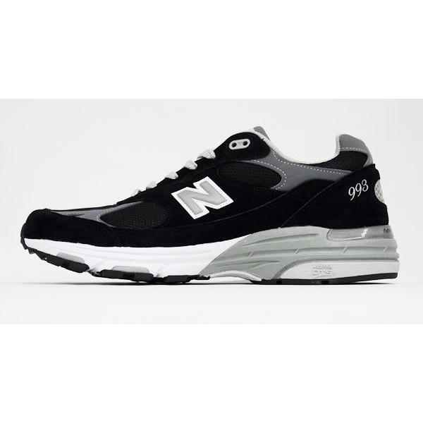 【並行輸入品】[9/14 1:59まで★爆買ウルトラ SALE]NEW BALANCE MR993 BK 【ニューバランス 993】 BLACK / GREY / WHITE (WIDTH:D) | New Balance | 03