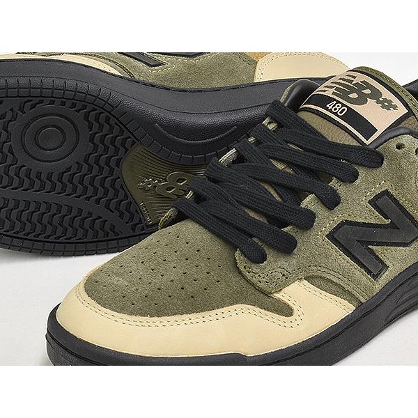 【並行輸入品】NEW BALANCE NUMERIC NM480 EFT ''8FIVE2'' 【ニューバランス ヌメリック 480 480L P480 プライド PRIDE】 GREEN / BROWN | New Balance | 02