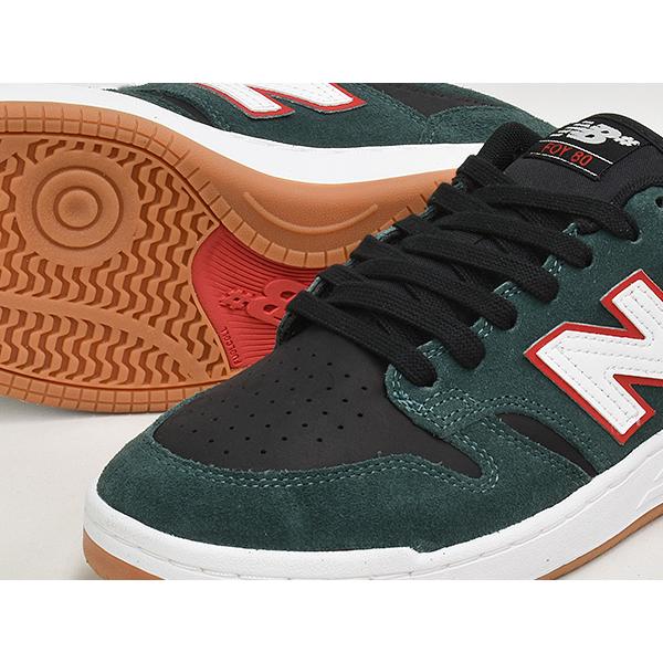 【並行輸入品】[現価格での販売は1/13 0:00まで]NEW BALANCE NUMERIC NM480 FOY [ニューバランス ヌメリック 480 プライド PRIDE] FOREST GREEN / BLACK | New Balance | 02
