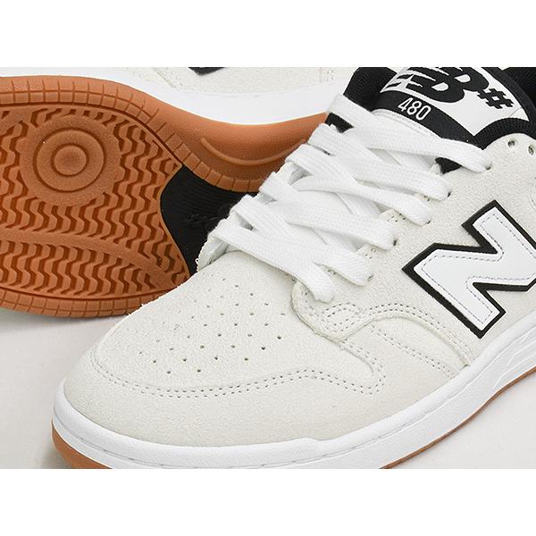 【並行輸入品】[1/3 20:00〜★新春フェア開催]NEW BALANCE NUMERIC NM480 SWG 【ニューバランス ヌメリック 480 480L P480 プライド】 WHITE / BLACK | New Balance | 02