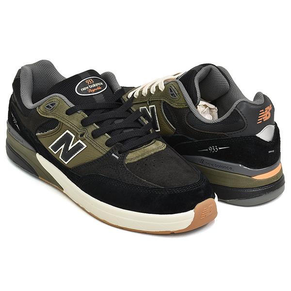 【並行輸入品】[1/3 20:00〜★新春フェア開催]NEW BALANCE NUMERIC NM933 BST 【ニューバランス ヌメリック 933】 BLACK / OLIVE | New Balance